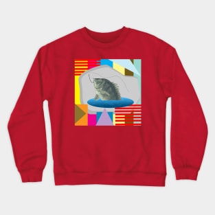 Fishing - Zine Culture Crewneck Sweatshirt